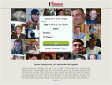 Tablet Screenshot of farmersdatingservice.com